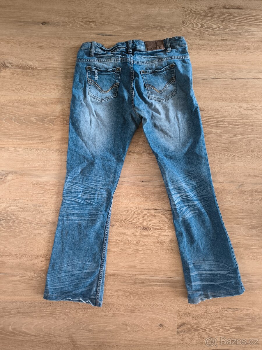 Dámské rozšířené džíny 38 - 4