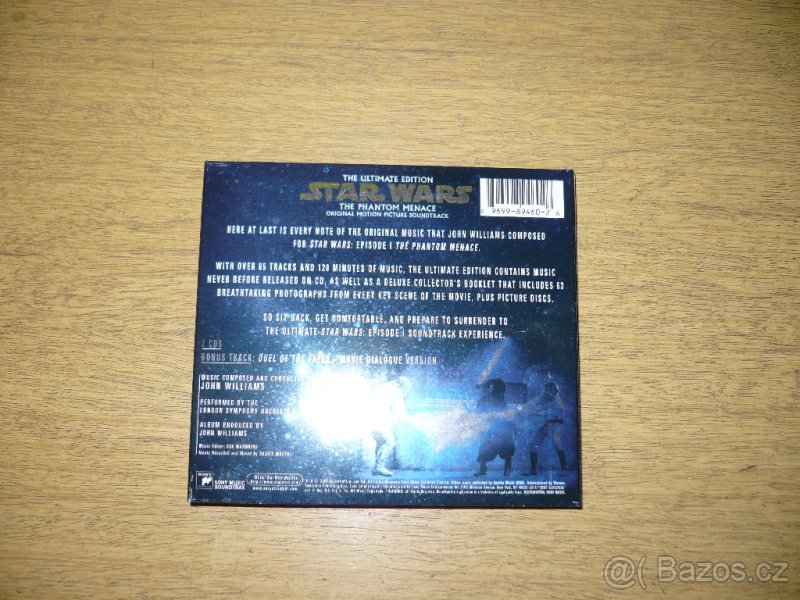 Prodám soundtrack Star Wars Epiz. I ultimate edition - 4