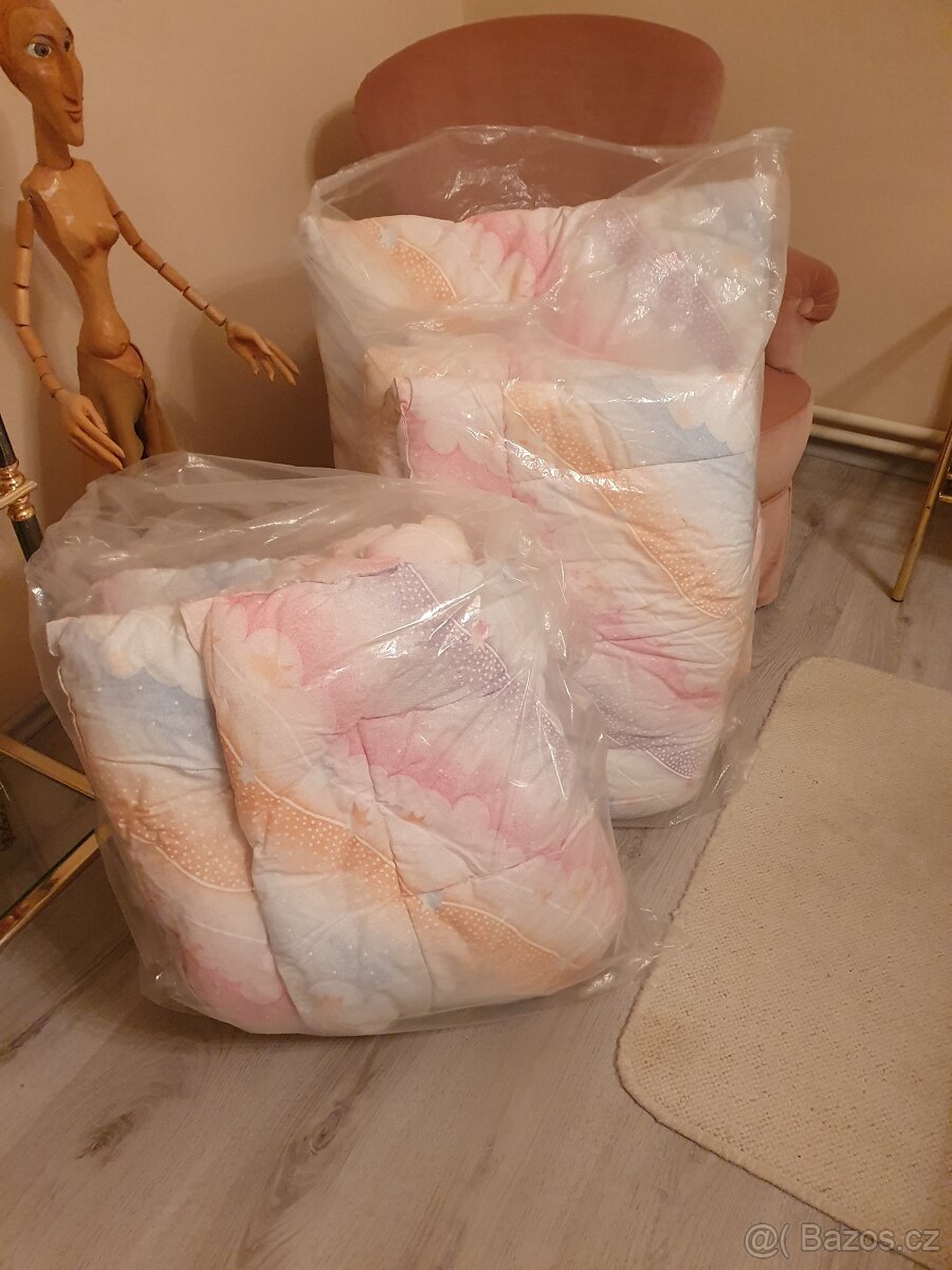 Vatová deka 2x + polštář 2x - 4