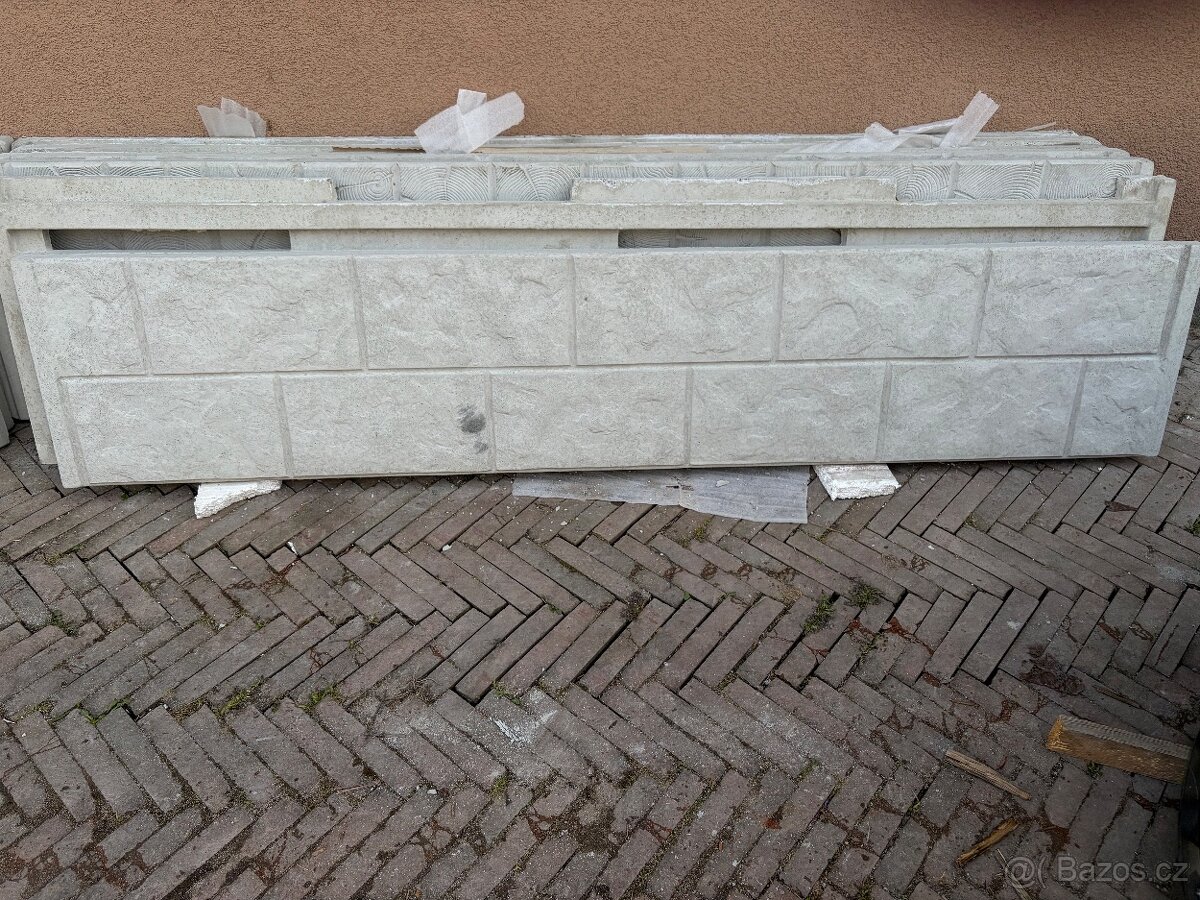 Prodám betonový plot - 4