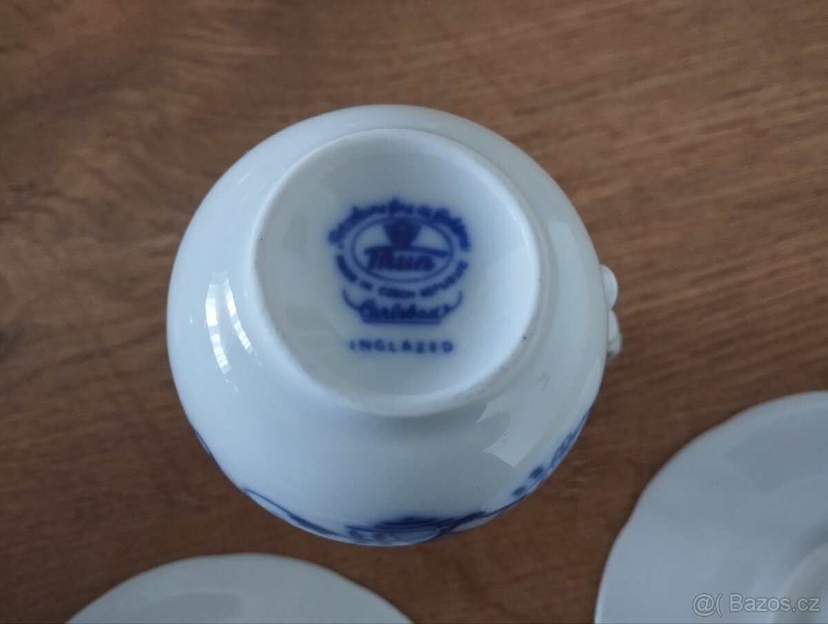 Mlékovka s podšálky cibulák Thun - 4