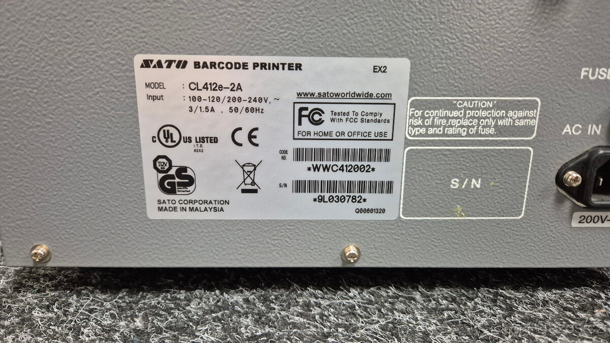 Tiskárna na štítky SATO CL412e 300dpi - 4