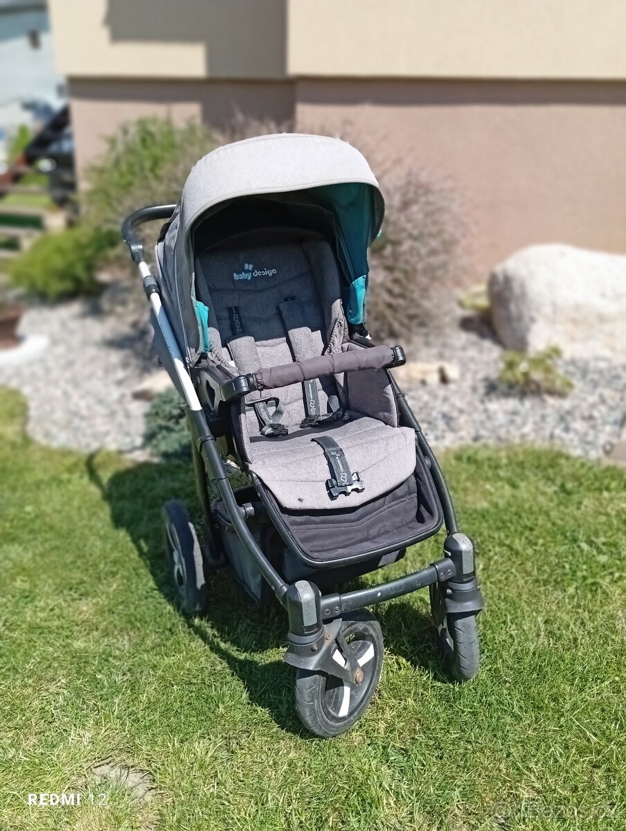 Kočárek baby design - trojkombinace - 4