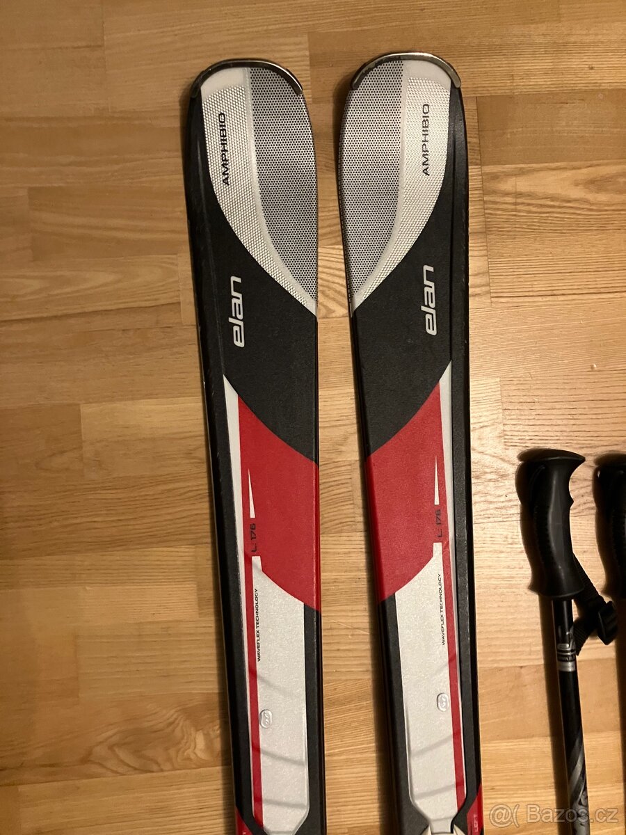 Lyžařský set - lyže, hůlky, boty. - 4