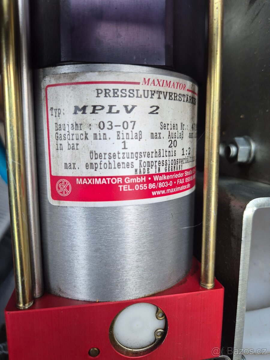 Vysokotlaká pneumatická posilovací jednotka - 4