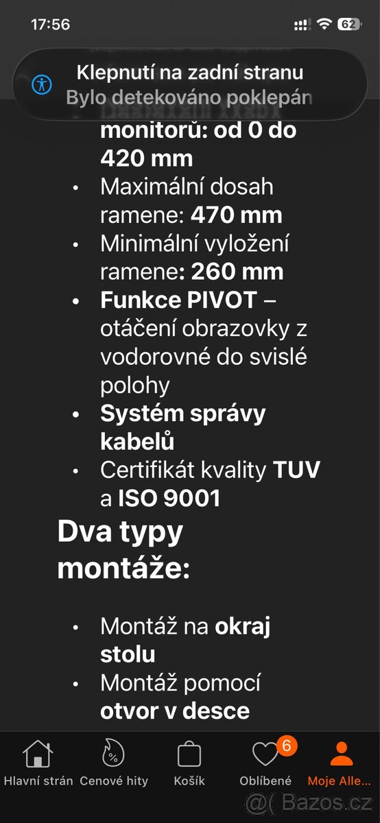 Držák na 2 monitory - 4
