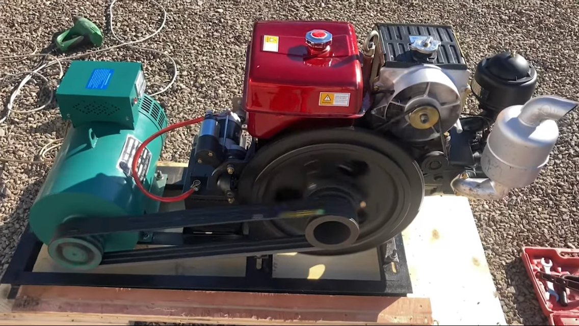 Dieselovy generator 8kW - 4