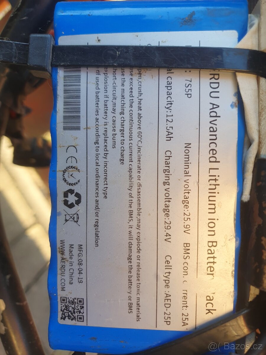 Elektrická motorka Oset 12,5 - 4