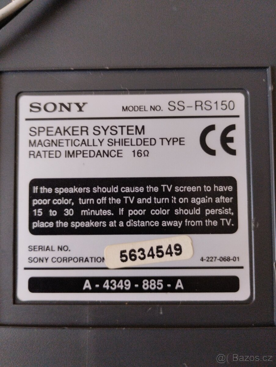 Reproduktory Sony - 4