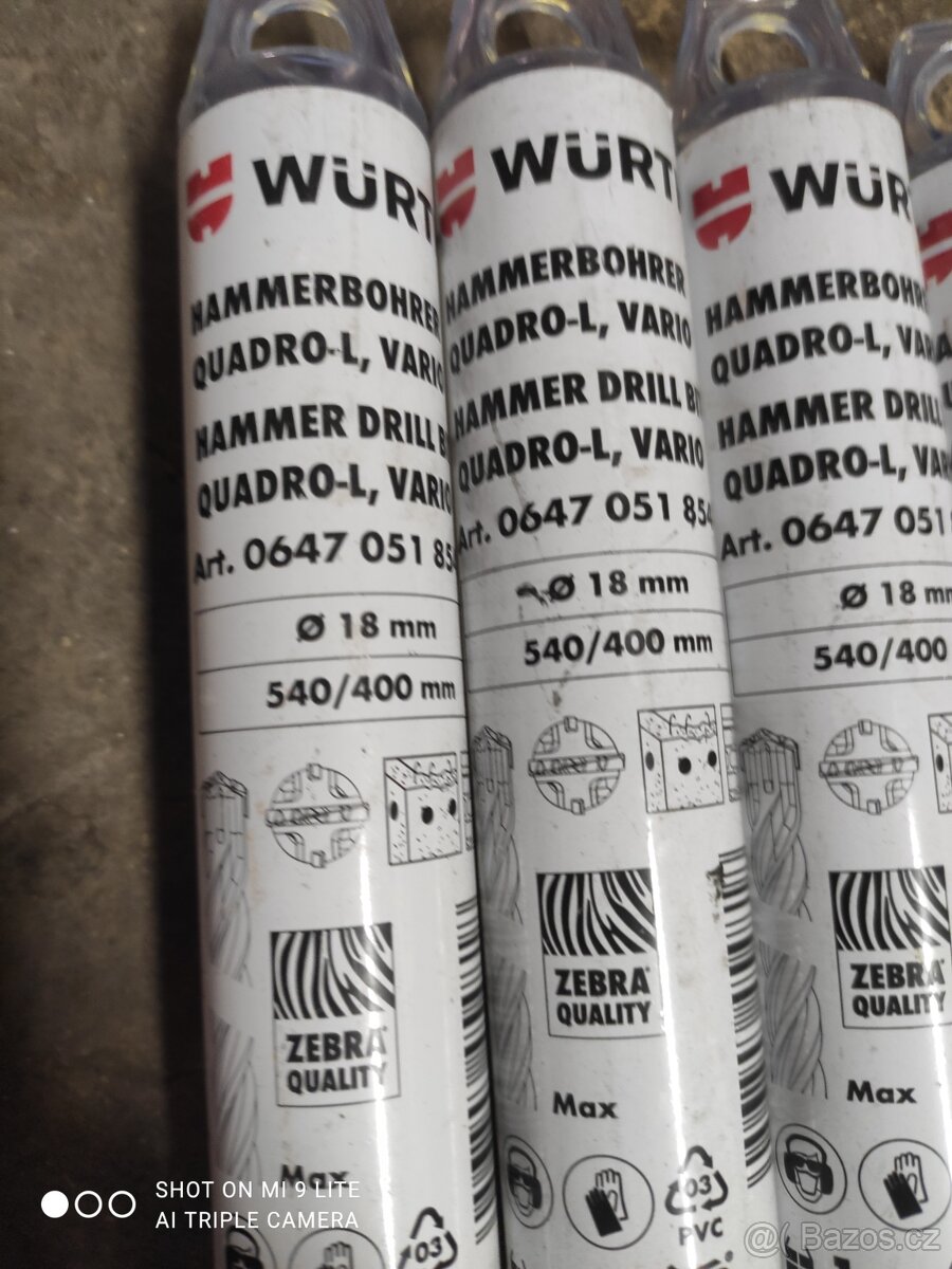 Hilti Wurth vrtáky - 4