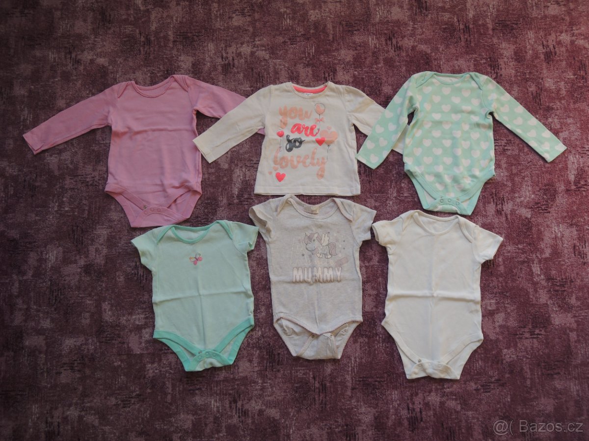 Balík oblečení pro holčičku 86 - jarní/letní - 4
