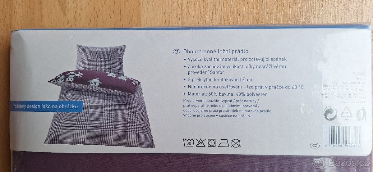 2x NOVÉ oboustranné ložní povlečení - 4