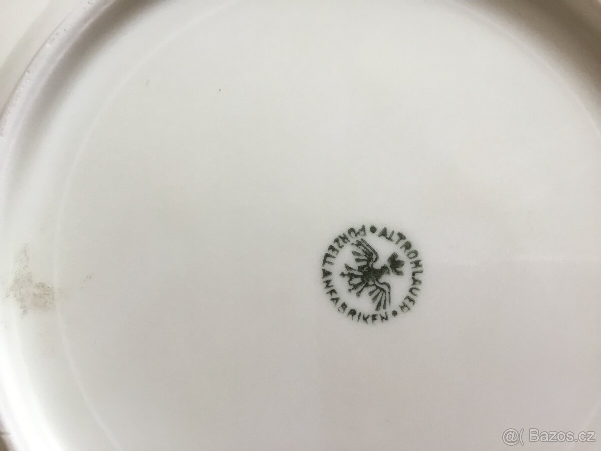 dobovy talir 2 druhy, hrnicek fialky - 4