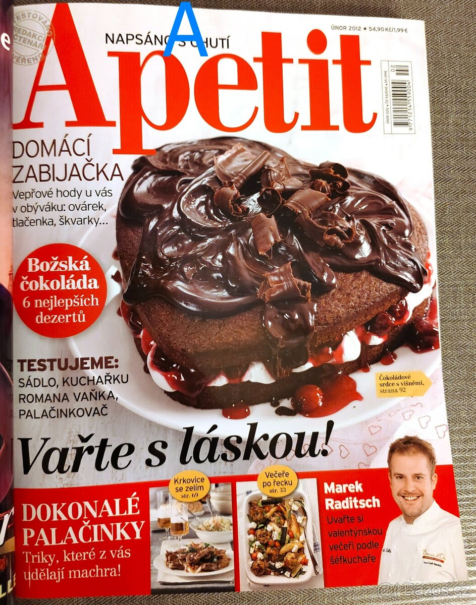 Časopis svázaný 5+5 čísel APETIT 1-5/2012, 6-11/2012 - 4