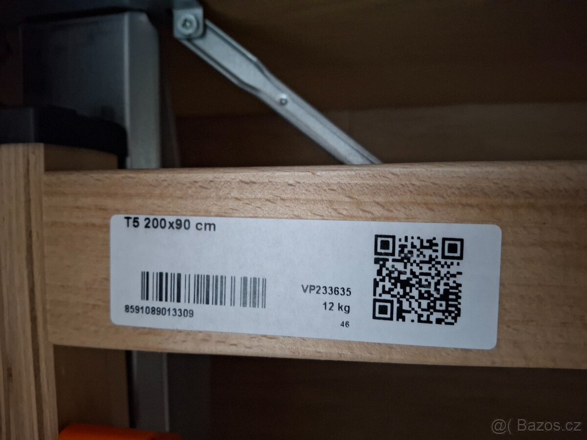 Postel Ikea Malm + 2x rošt + 2x ortopedická matrace - 4