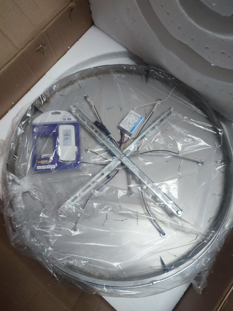 LED krystalový lustr s dálkovým ovládáním - 60 cm - 4