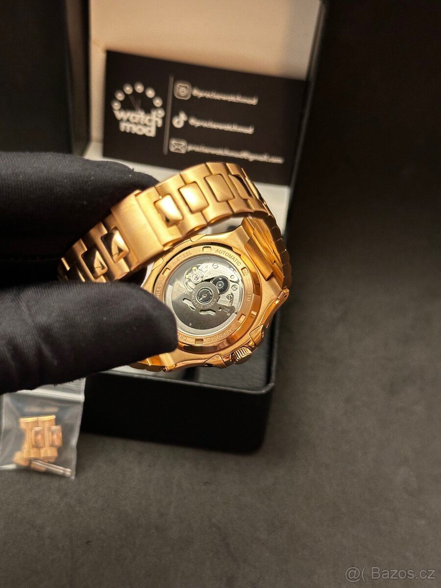 Seiko mod Nautilus Coffee - 4