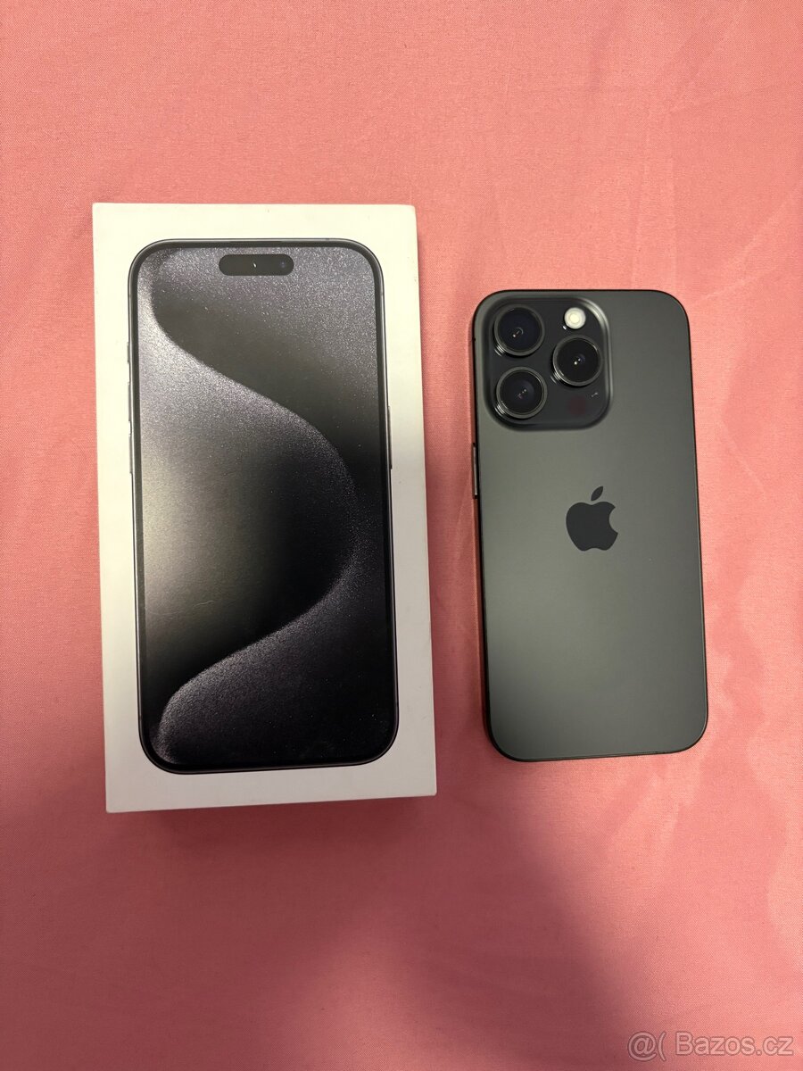iPhone 15 Pro 128GB – Black Titanium – TOP STAV - 4