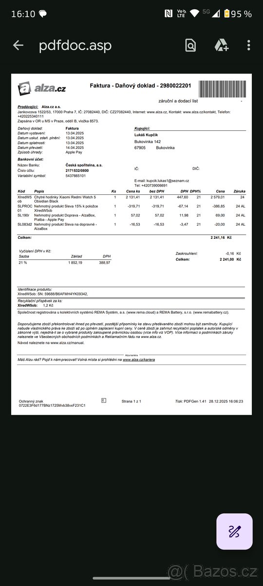 Xiaomi Redmi Watch 5 Obsidian Black - 4