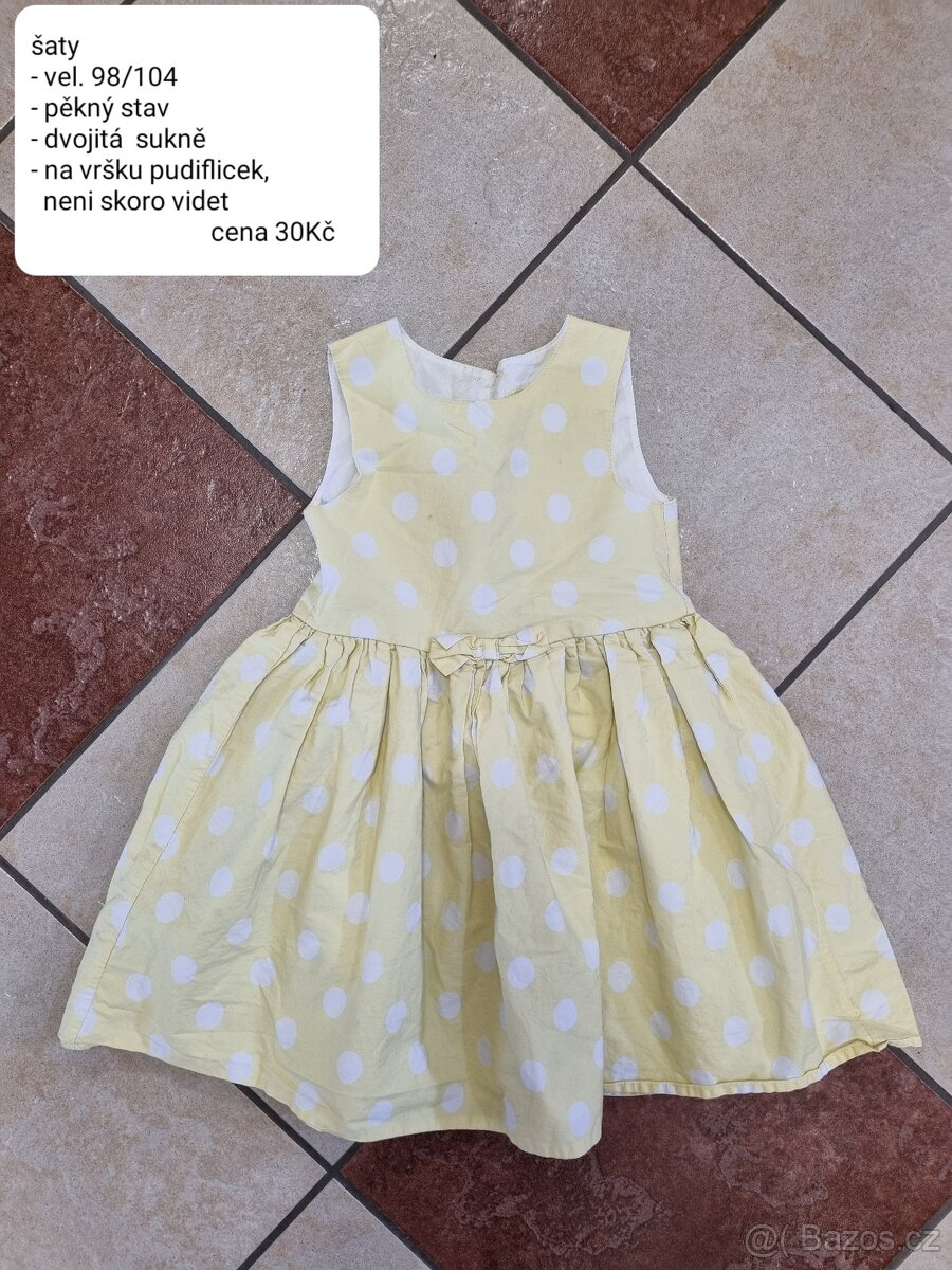 Divci obleceni vel.98/104 trička, saty, mikiny - 4