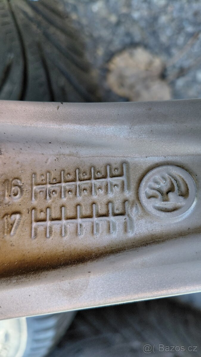 alu Škoda Octavia III zimní 225/45/17 - 4