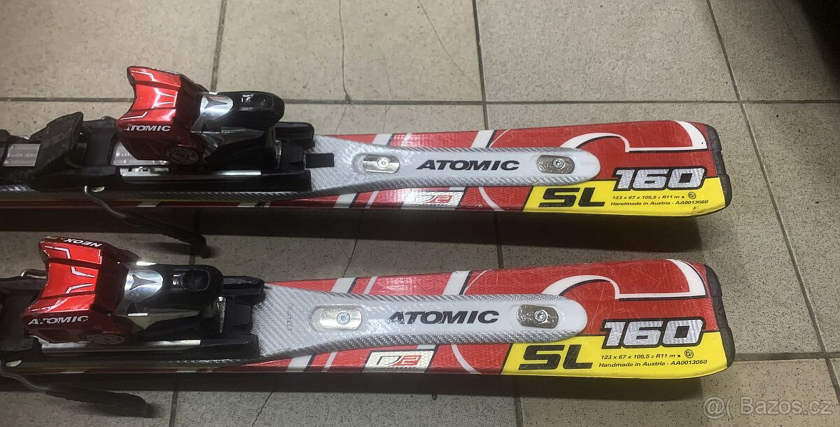 Prodám lyže Atomic Race SL 160 cm - 4