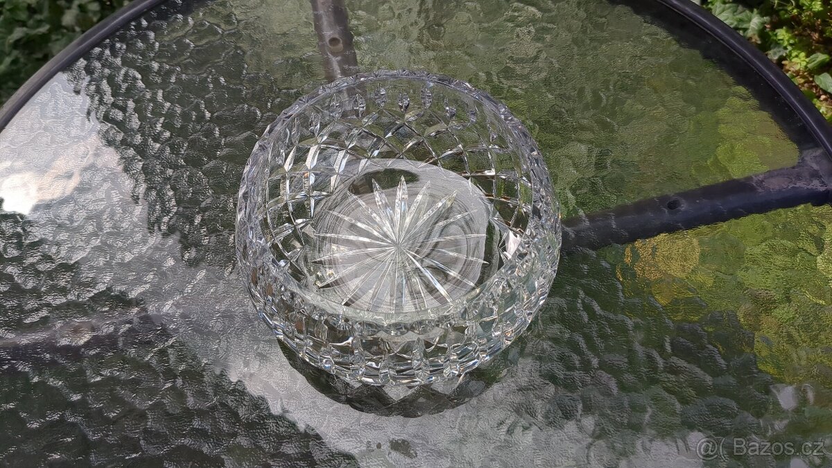 Křišťálová broušená mísa (2) - 4