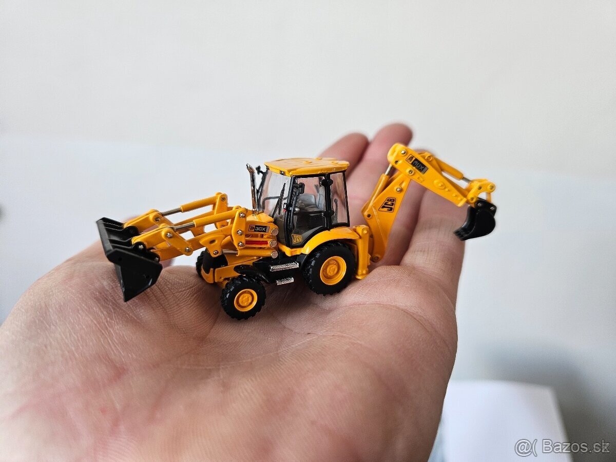 Historický kovový model JCB 3CX 1/87 Motorart - 4