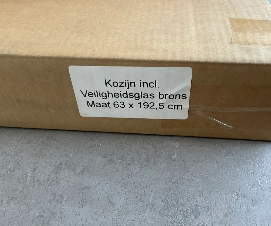 Okno do sauny, páry, bronzové sklo, celoskleněné - 4