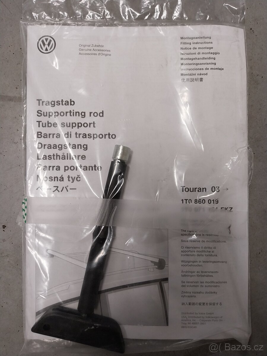 Střešní nosič Volkswagen Touran - 1T007151 666 - 4