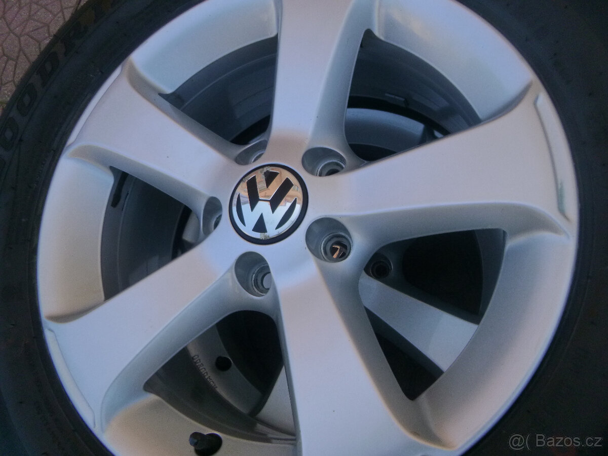 Celoroční alu sada originál VW Tiguan 5x112 6,5Jx16 ET33 - 4