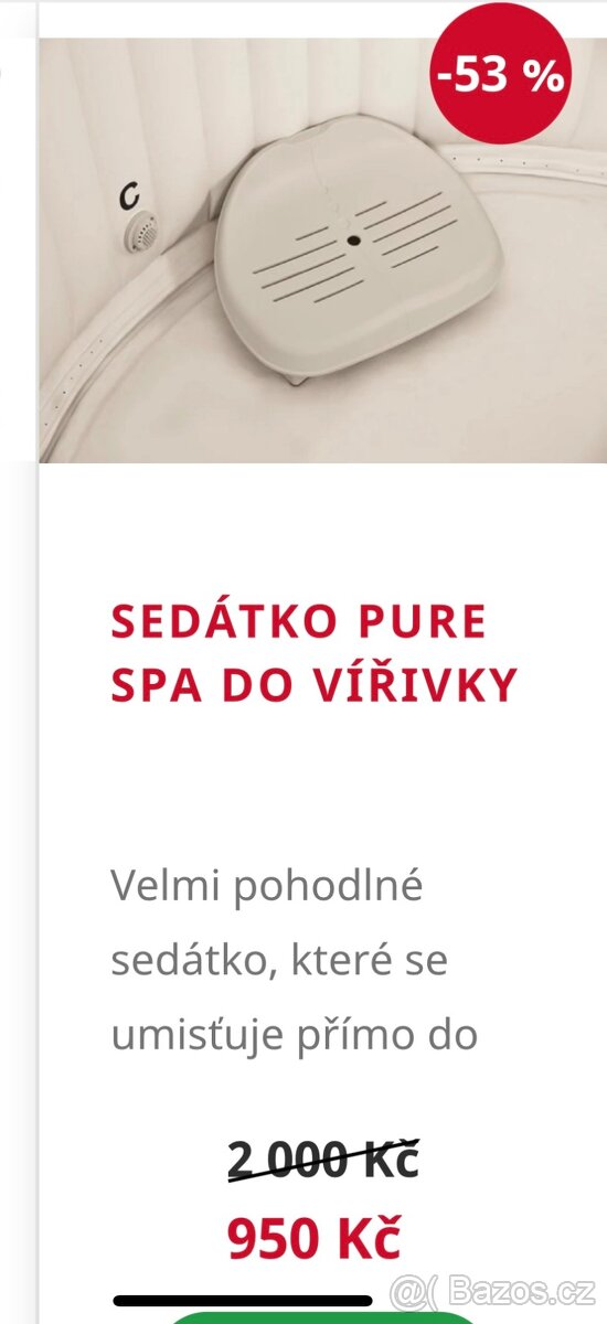 Sedátko do nafukovacích vířivek - 4