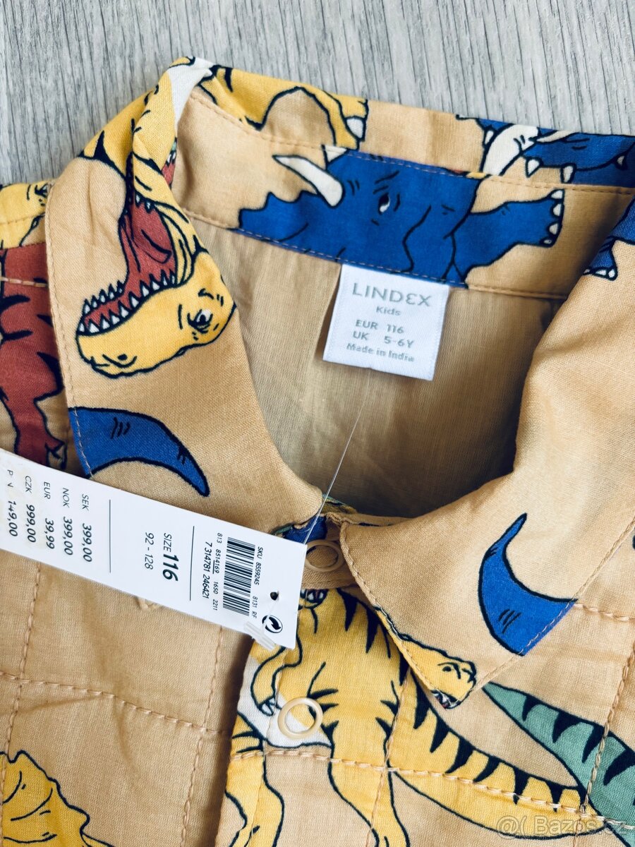 Krásná bunda s dinosaury Lindex - 4