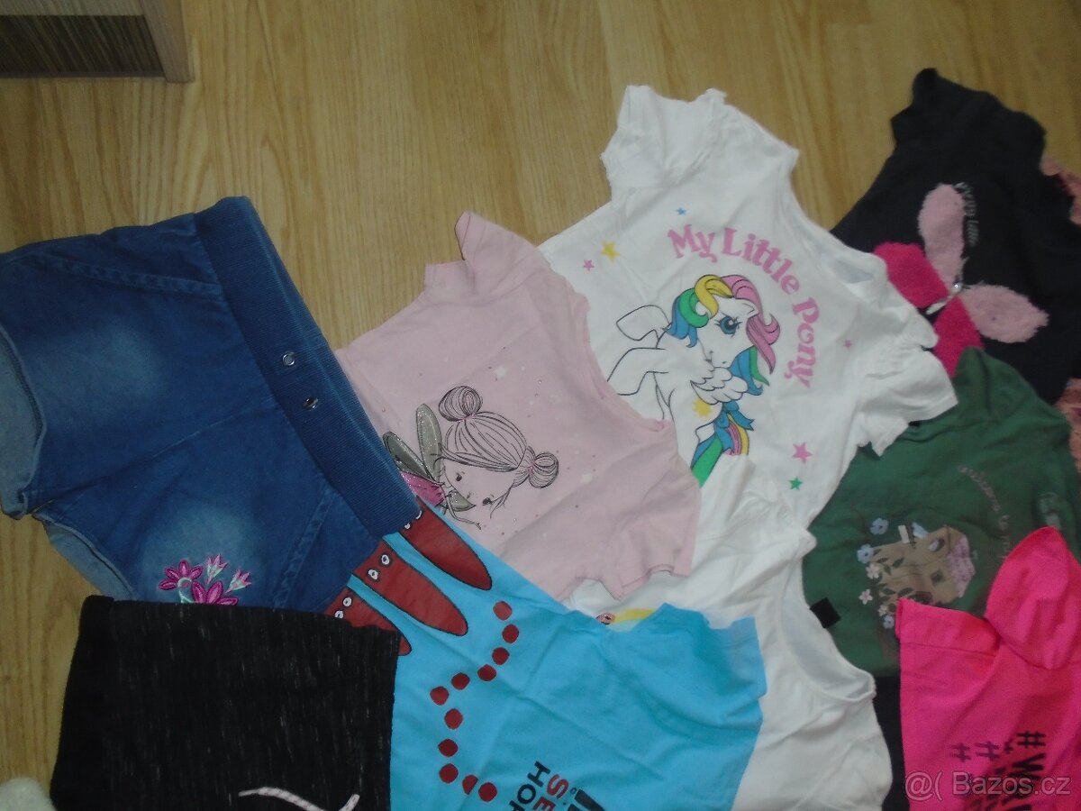Dívčí oblečení vel. 128 - 4