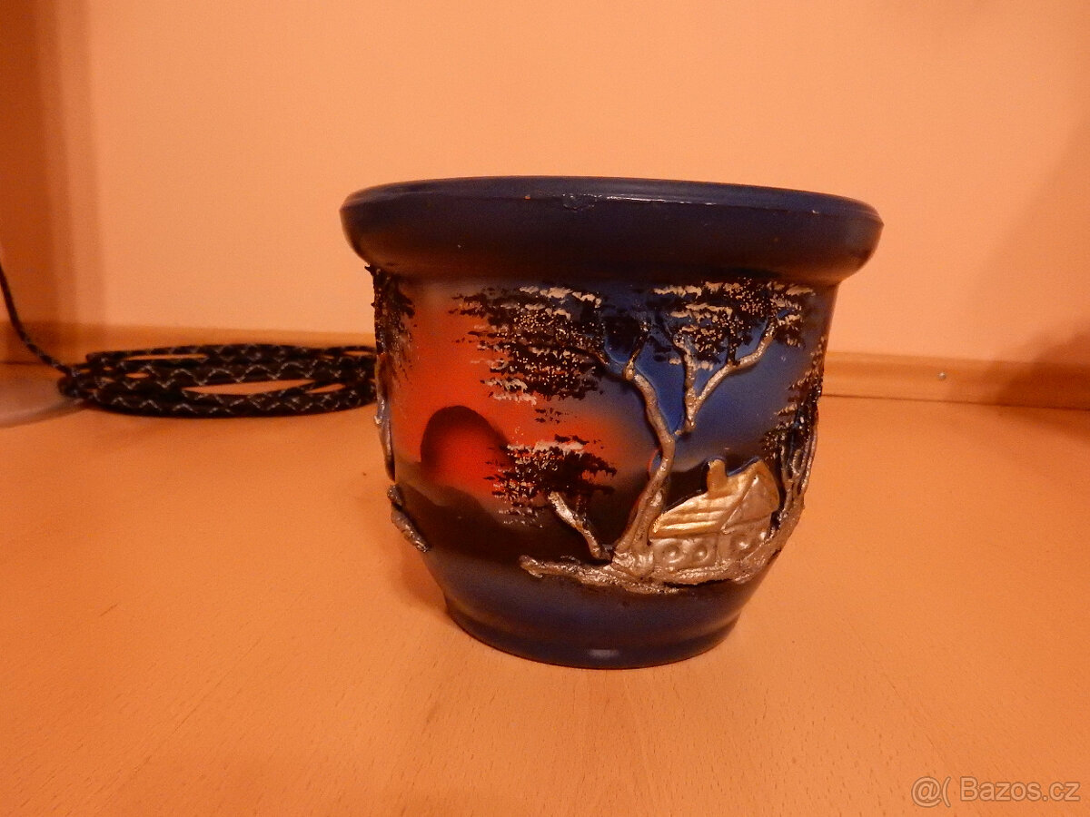 Prodám keramický květináč s 3D motivem - 4