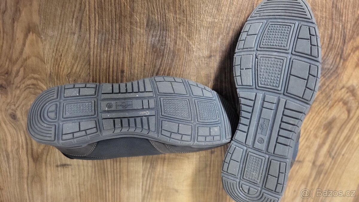 Vycházkové kožené boty vel.45 - 4