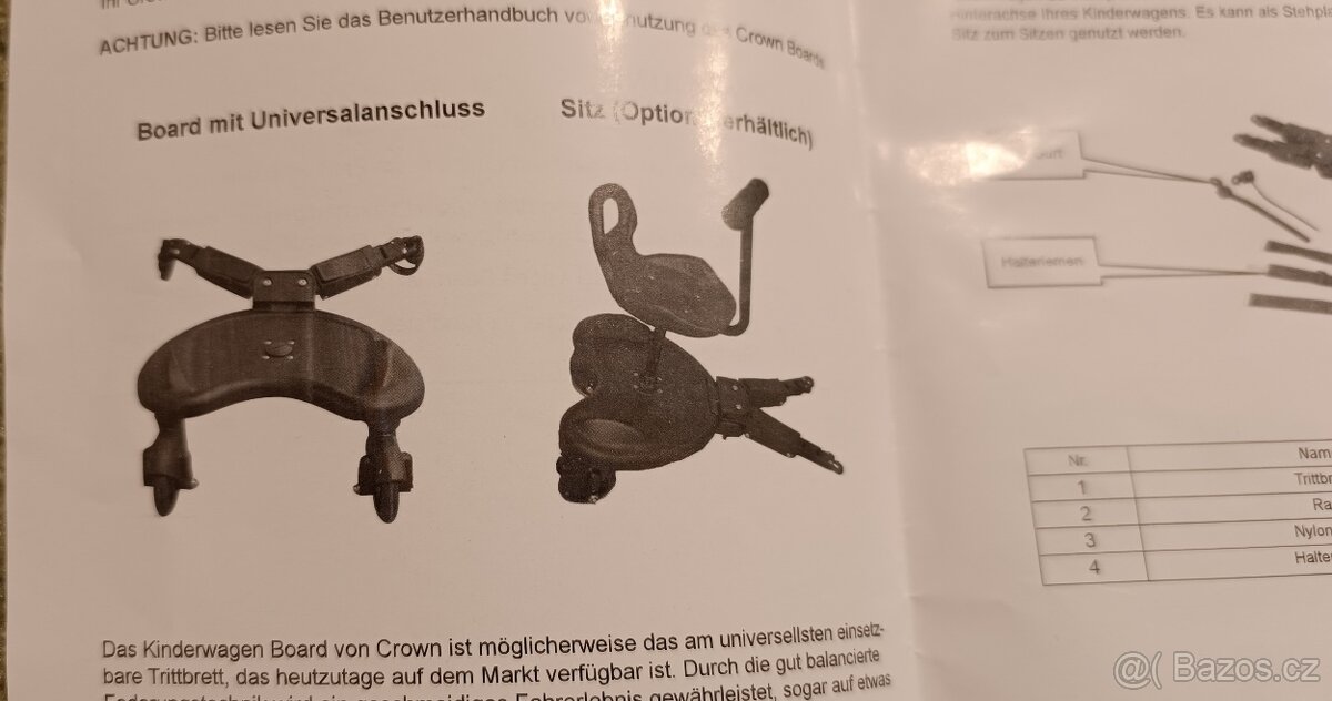 Stupátko ke kočárku - 4