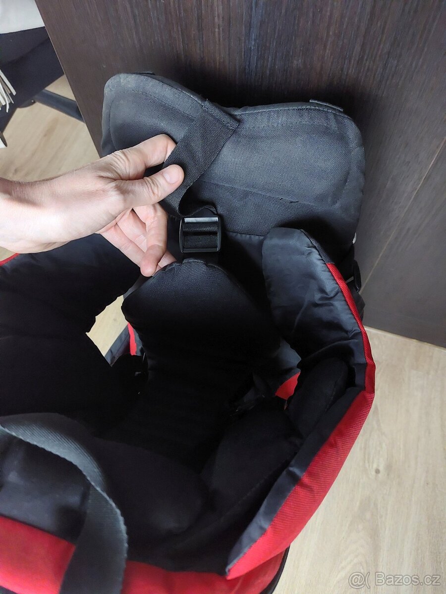 Prodám krosnu na dítě - červená - 4