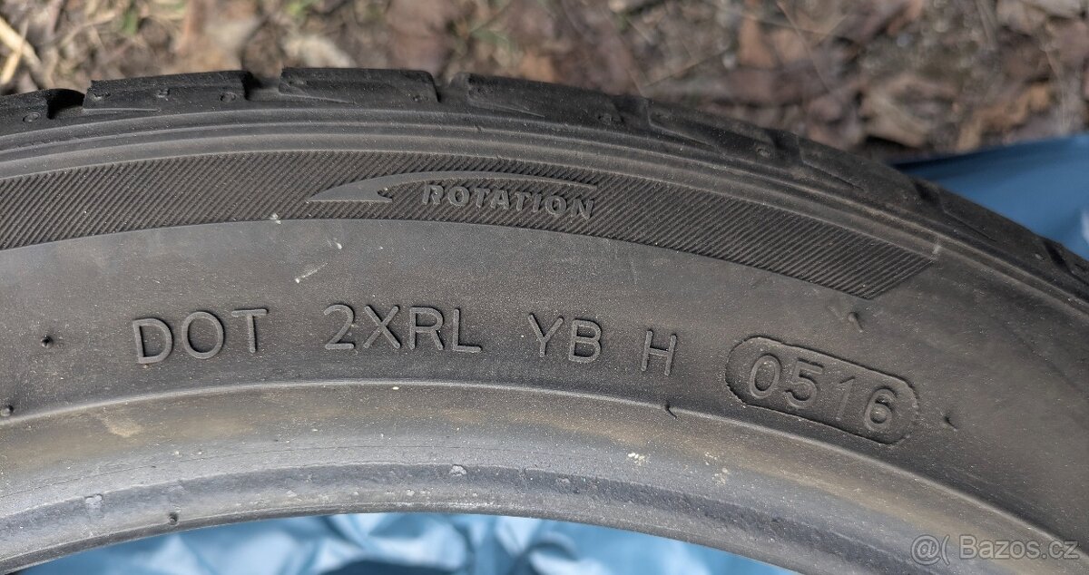 2x 245/40 R18 letní pneu Hankook - 4