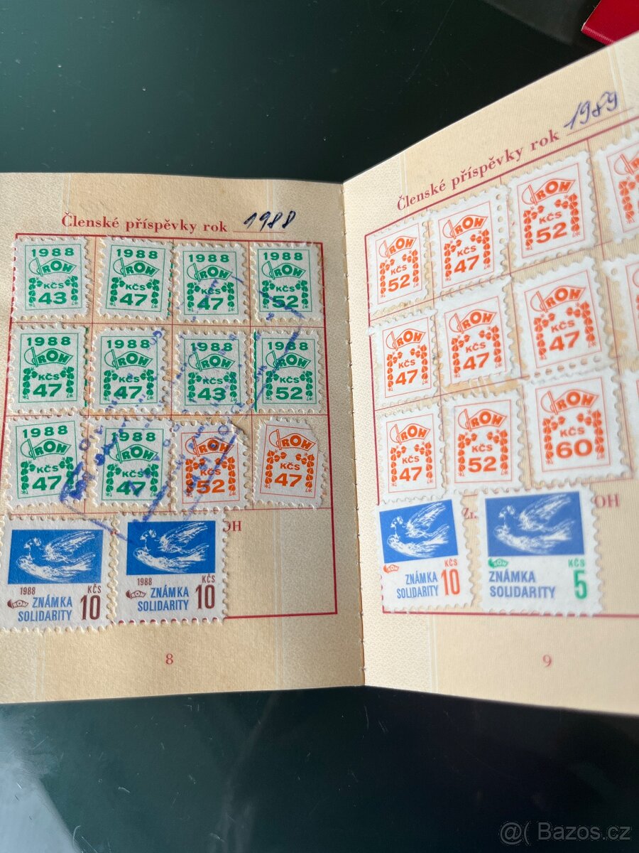 Sběratelský komplet – 138 členských průkazů ROH - 4