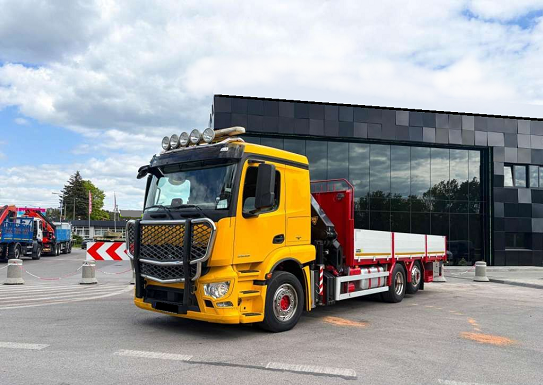 Mercedes-Benz Actros 2543 6x2 - valník s hydraulickou rukou - 4
