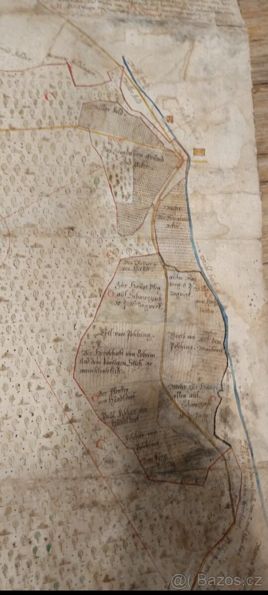 Stará barokní mapa 1785 - 4