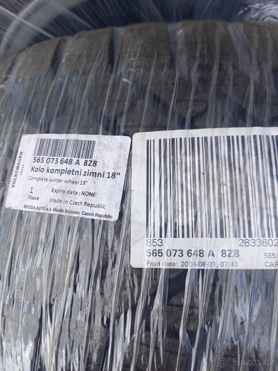 Š.Kodiaq, Kodiaq 2/VW Tiguan -NOVÁ zimní Alu sada-235/55R18. - 4