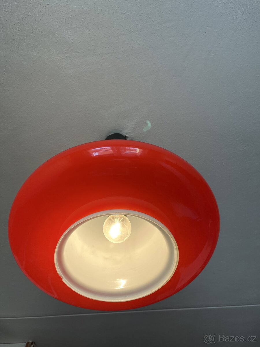 Závěsné světlo z opálového skla, Československo, 60. léta - 4
