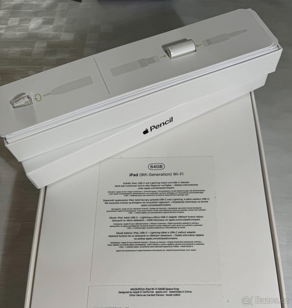 iPad 9. generace (64GB, Space Grey, 2021) + Apple Pencil - 4