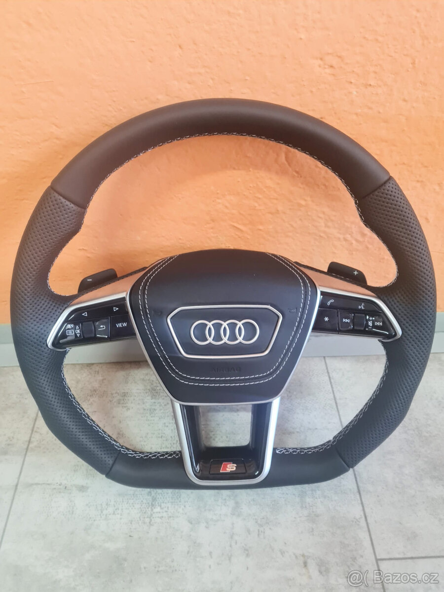 AUDI VOLANT - SPORTOVY S LOGOM S + AIRBAG + RS PADLA - 4