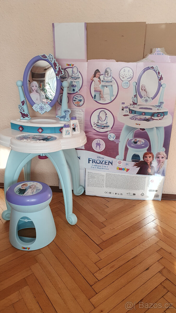 Frozen kosmetický stolek s židličkou - 4