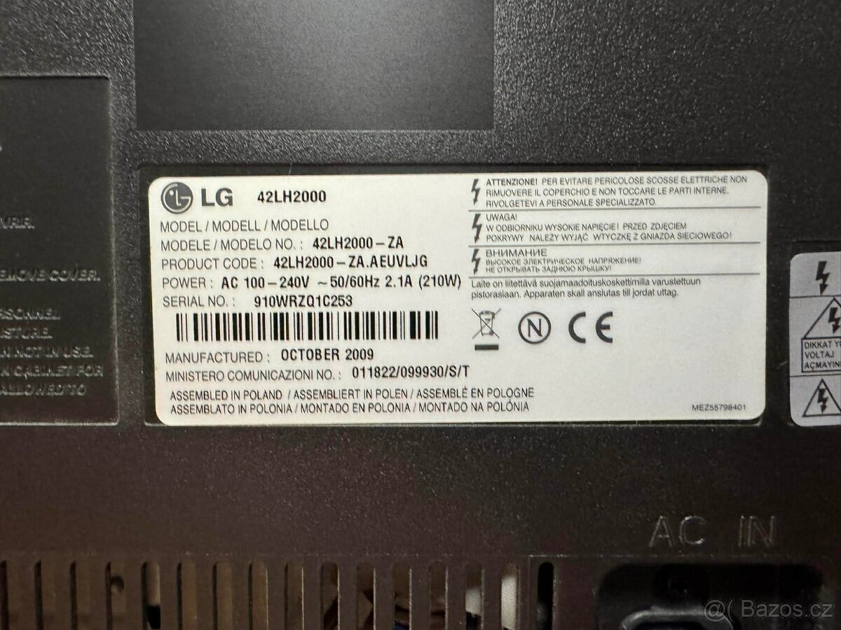 Prodej televizoru LG 42LH2000 - 4