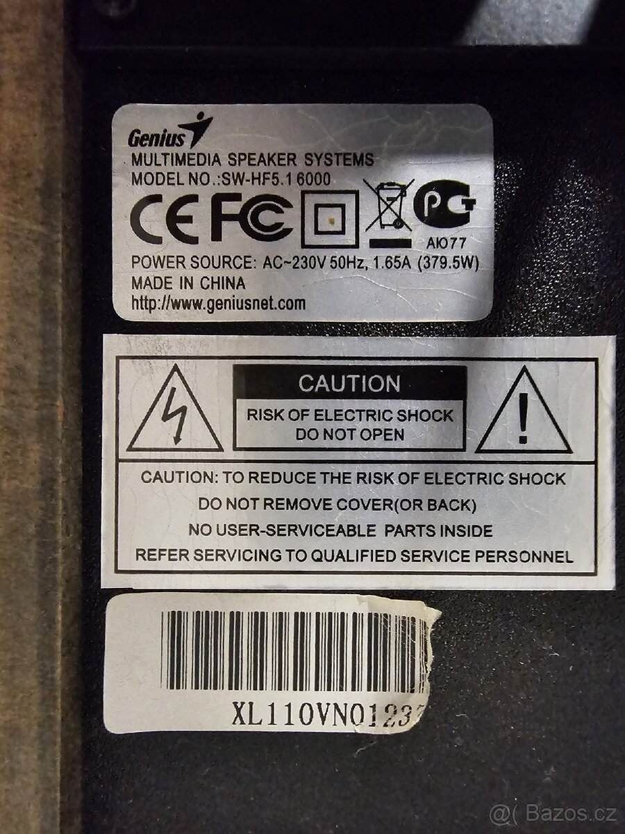 Reproduktorový systém Genius 6 dílů - 4