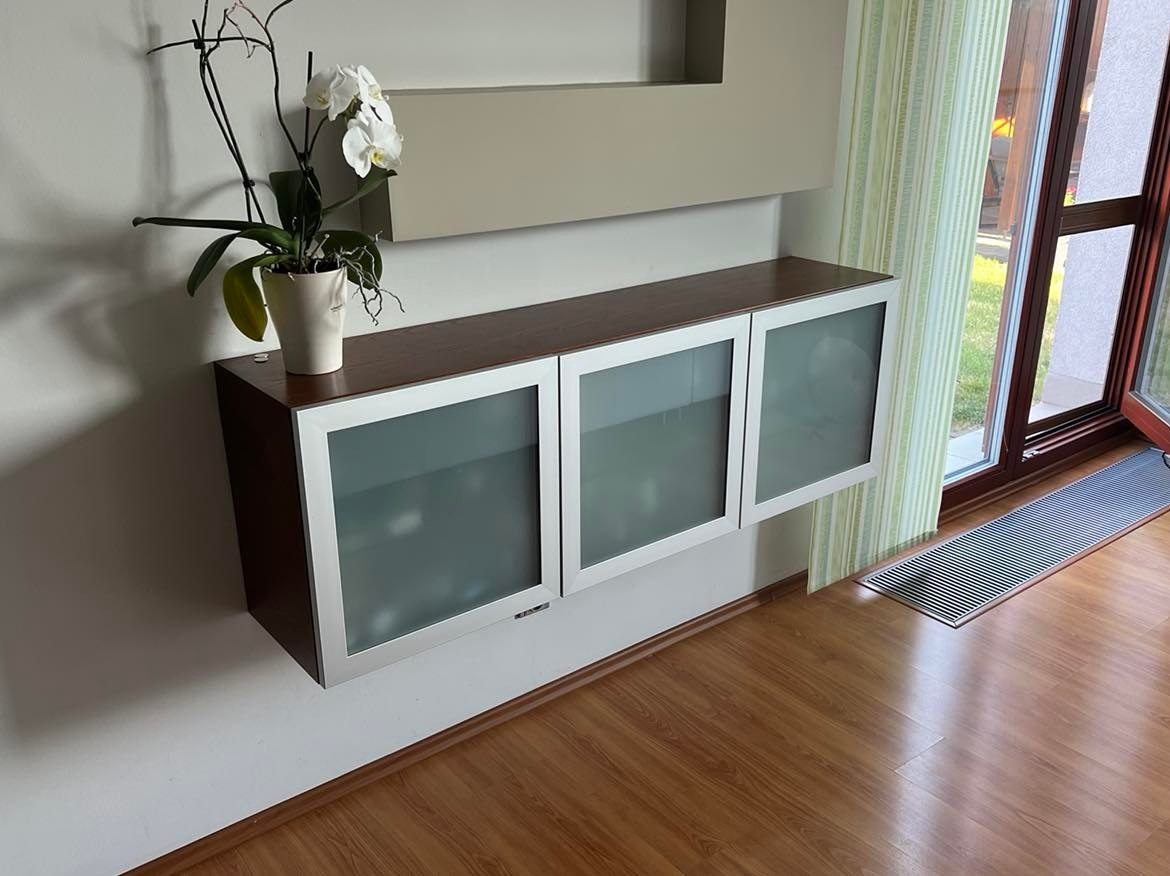 Obývací stěna dýha, kaštan - 4